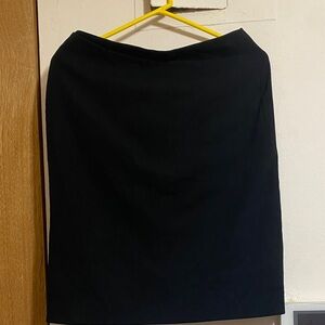 Grace Black Pencil Skirt for Women, have pocket
